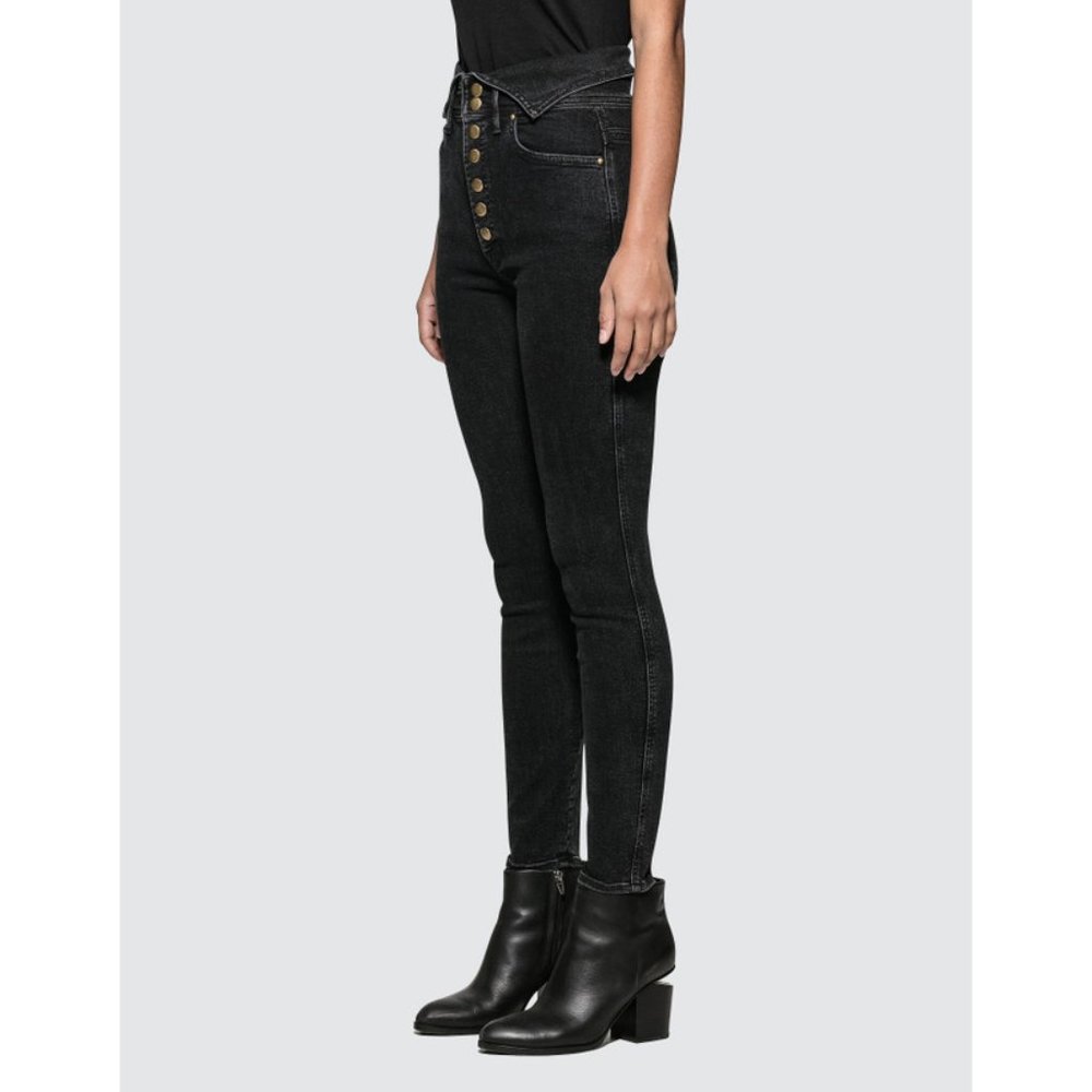 Mother The Swooner Exposed Snap Ankle Skinny I34 - Picture 6 of 13